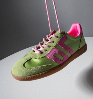 BACK 70 GHOST Satin Sneakers