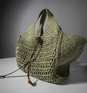 Raffia tote τσάντα Gianni Chiarini Firenze 