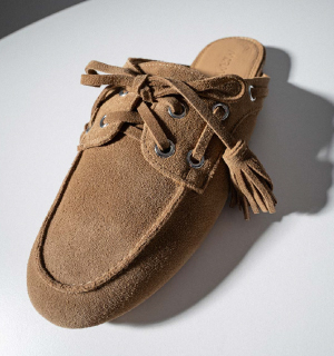 MORMORA Καστόρινα boat style slippers